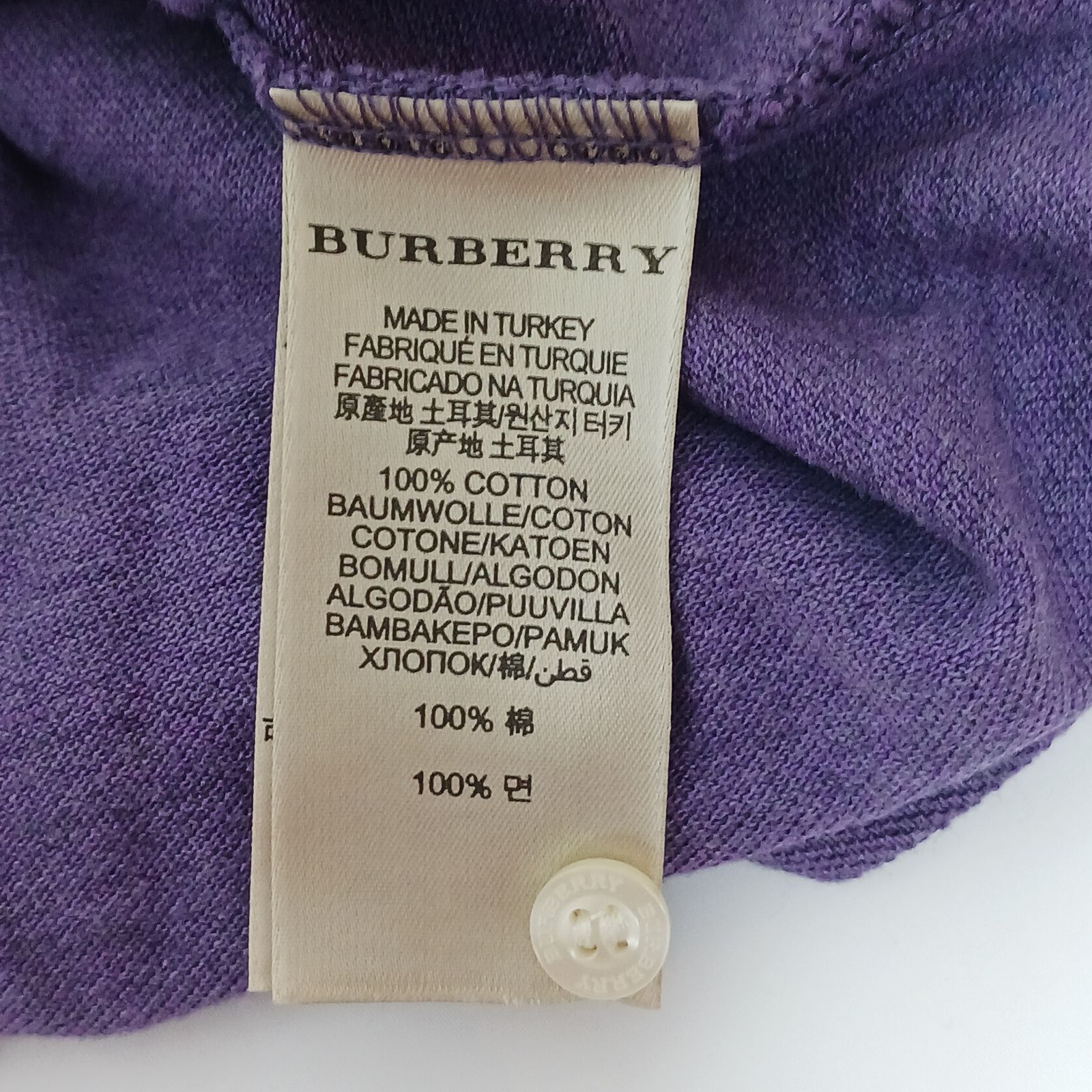 211655】BURBERRY BRIT バーバリーブリット 鹿の子ポロシャツ 半袖 