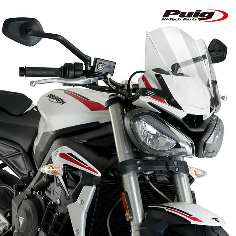 Puig 20432W NEW GENERATION WINDSHIELD SPORT[CLEAR] TRIUMPH STREET