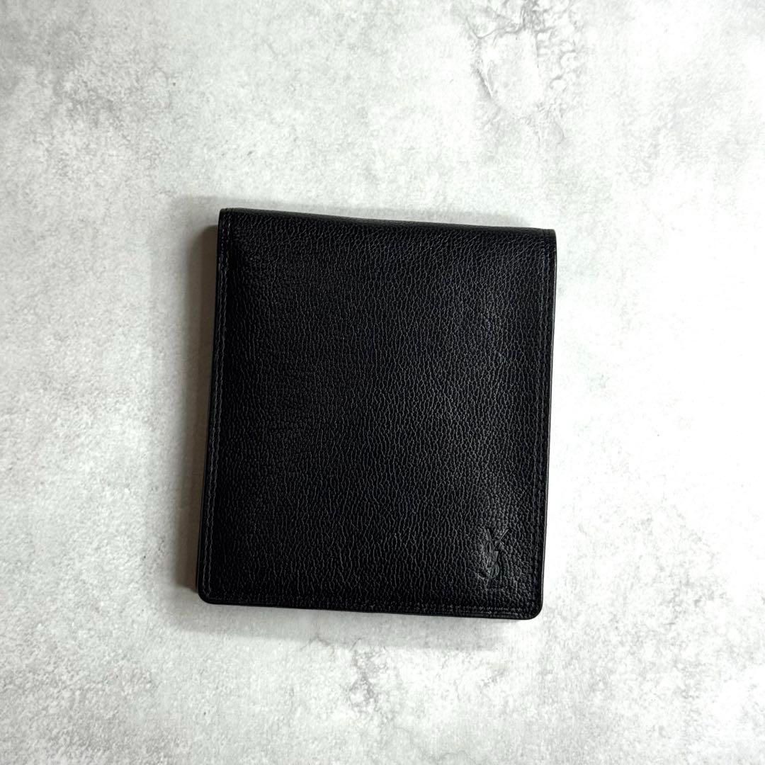 YSL イヴサンローラン / シャドウカッサンドルコンパクトウォレット ブラック YVES SAINT LAURENT YSL イヴサンローラン / シャドウ