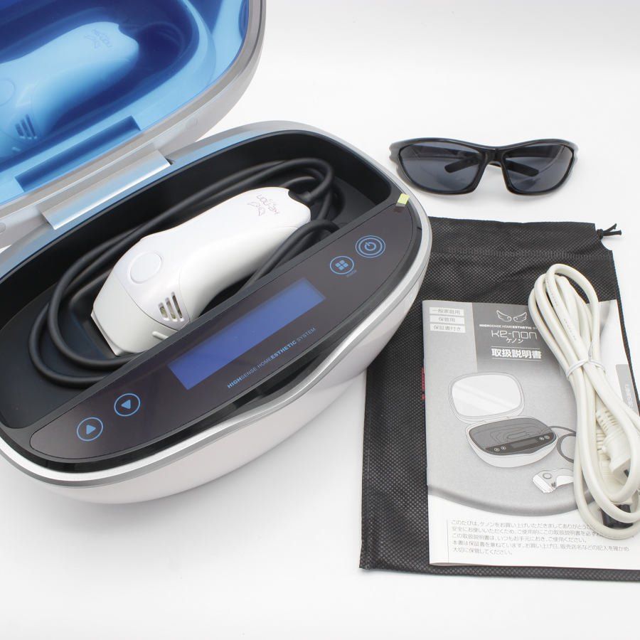 ケノン 8.4 家庭用脱毛器 スーパープレミアムカートリッジ残96%以上 ケノン Ver.8.0 家庭用脱毛器 カートリッジ4個付き