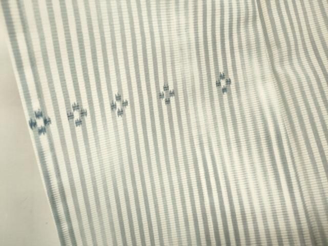 平和屋着物＊夏物 小紋 絽 抽象文様 洗える着物 DAAW0494op