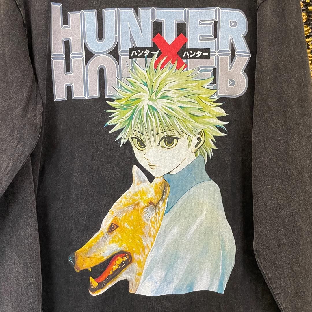 ハンターハンター キルア メンズ ロンT 長袖 秋 冬 L XL R29 HUNTER