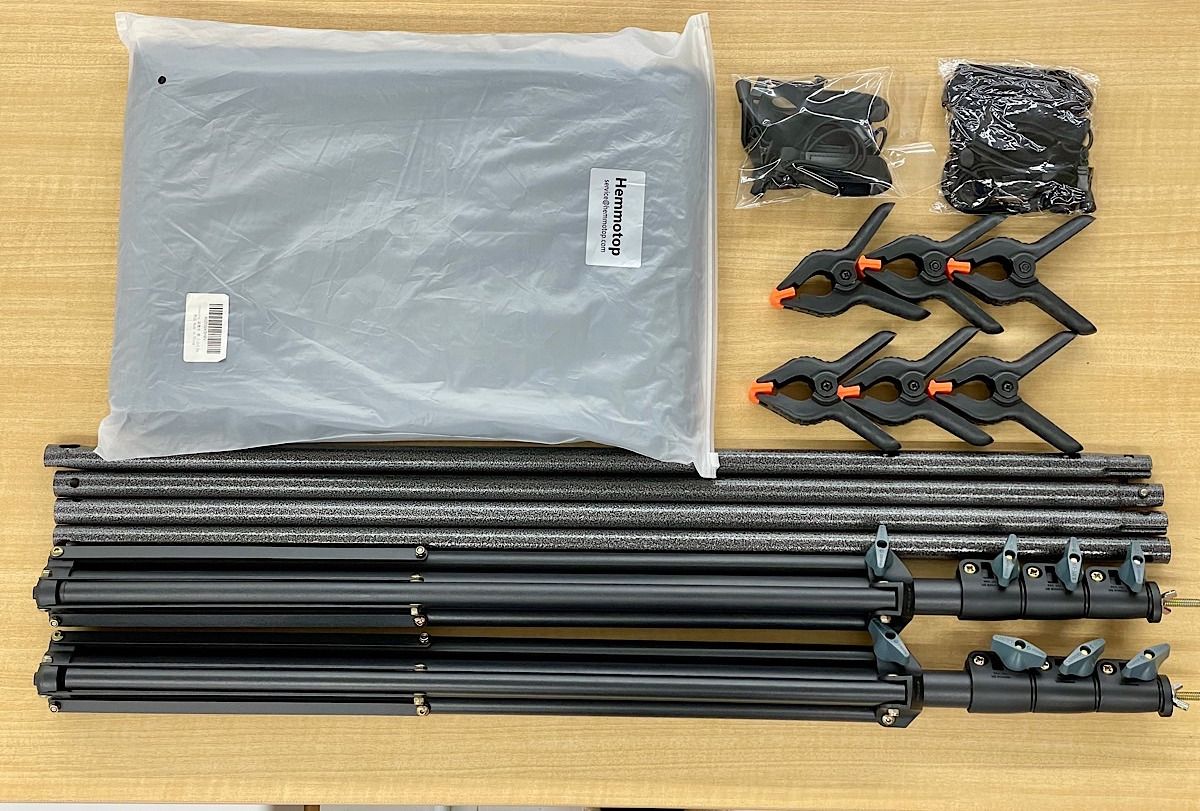 LINCO ZENITH SERIES 8 照明スタンド 三脚2点 Hemmotop 背景布 3.0×3.6