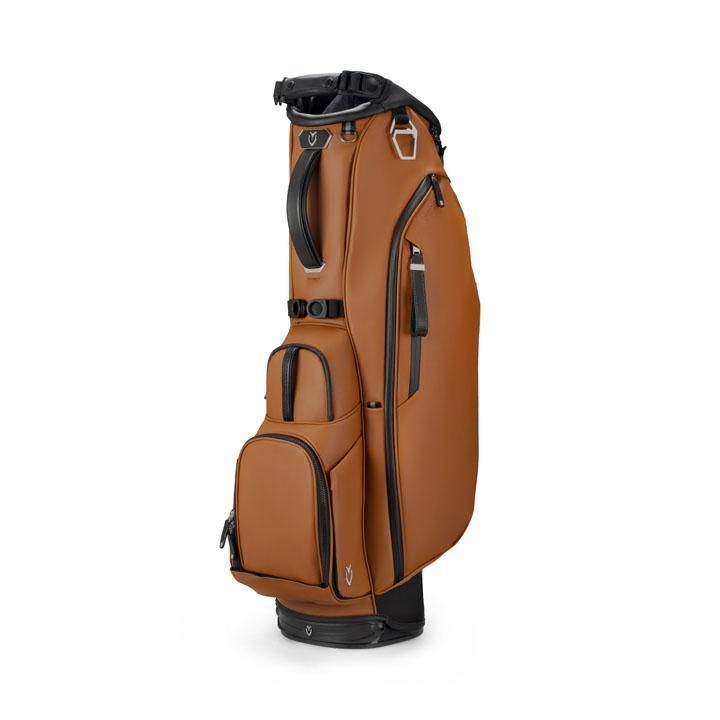 ベゼル VESSEL Player プレイヤー 5.0 スタンド キャディバッグ シングル ストラップ 2025 8.5型 3.8kg HERITAGE BROWN ヘリテージ ブラウン