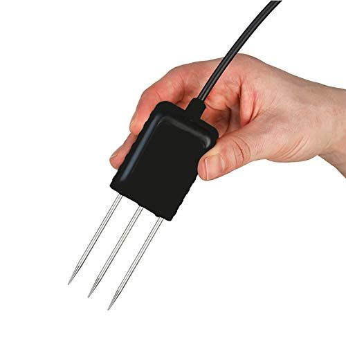 UbiBot RS485 Soil Temperature and Moisture Sensor Stainless Soil Probe for GreenhouseGardenLawnFarmSoil Temperature Humidi