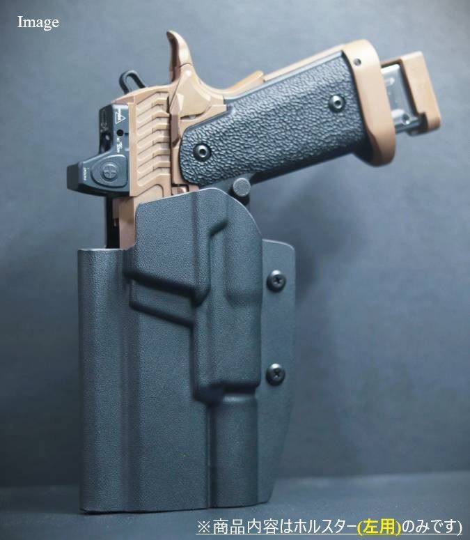 製造品 六七五 Pit Viper | Sand Viper X300U ライト カイデックスホルスター Blackカラー 左用