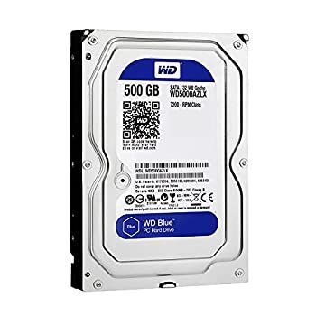 【-非常に良い】 Western Digital ブルーwd5000azlx 500GB 7200rpm 32MBキャッシュSATA III 6.?GB/s 3.5 内蔵デスクトップハードドライブ