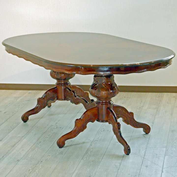 イタリア ダイニングテーブル 200cm幅 象嵌 ミラノ アッティカ - メルカリ