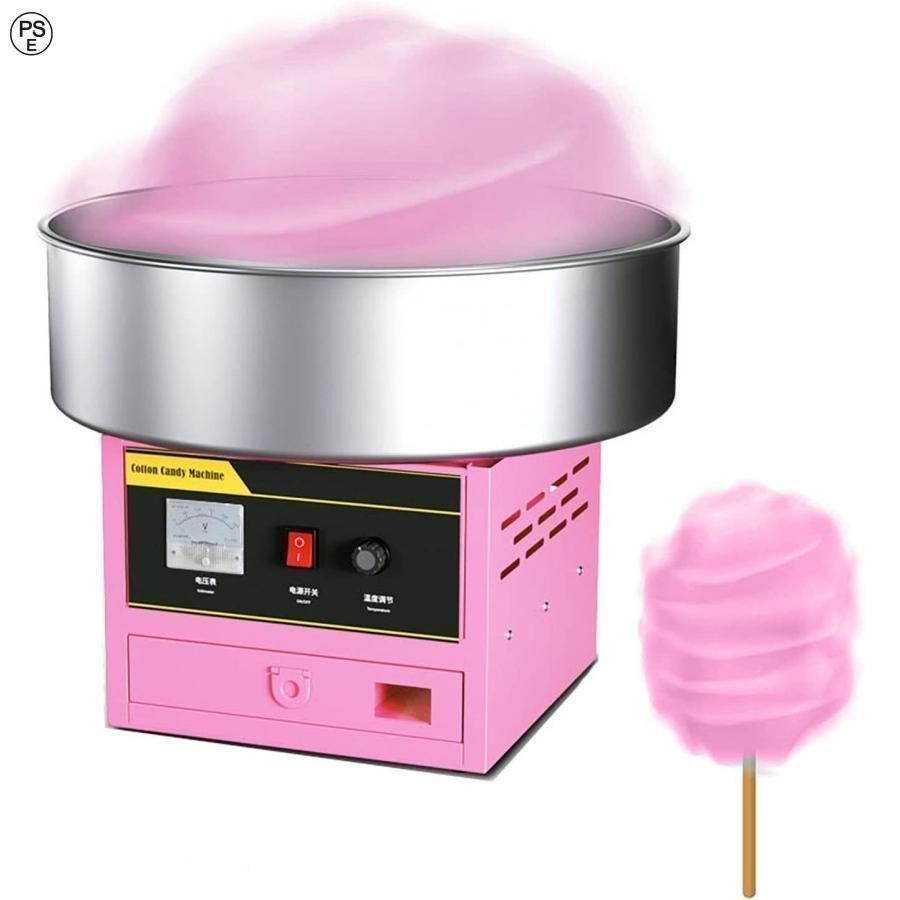 業務用綿菓子製造機 ステンレス鋼 わたあめ機 わたがし機 食品グレード素材 市販のコットン キャンディ メーカー お菓子作り 簡単操作 手入れが簡単 全自動