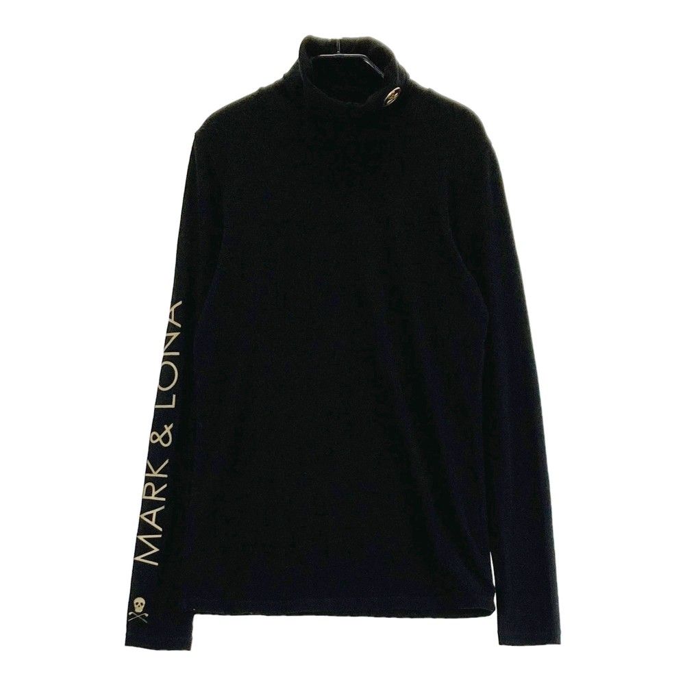 サイズ：38 MARKu0026LONA マークアンドロナ  タートルネック 長袖Tシャツ  ブラック系 [240101367903]# ゴルフウェア レディース ストスト