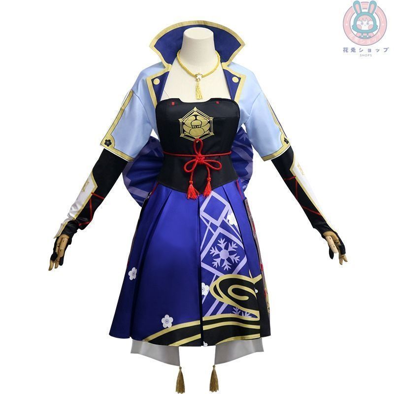 25年 コスプレ衣装 稲妻サイズ 神里綾華 アニメ ゲーム 二次元 冬季 女性用 高品質 ファッション コスチューム