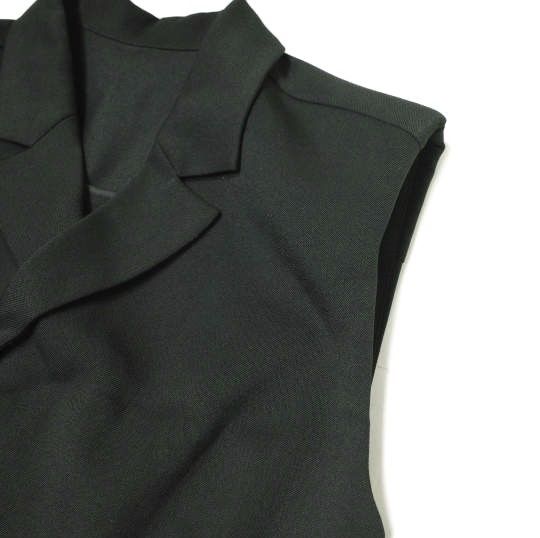 ADAM ET ROPE 秋冬におすすめブラックオールインワン　F ADAM ET ROPE アダムエロペ 24AW スリーブレスジャンプスーツ