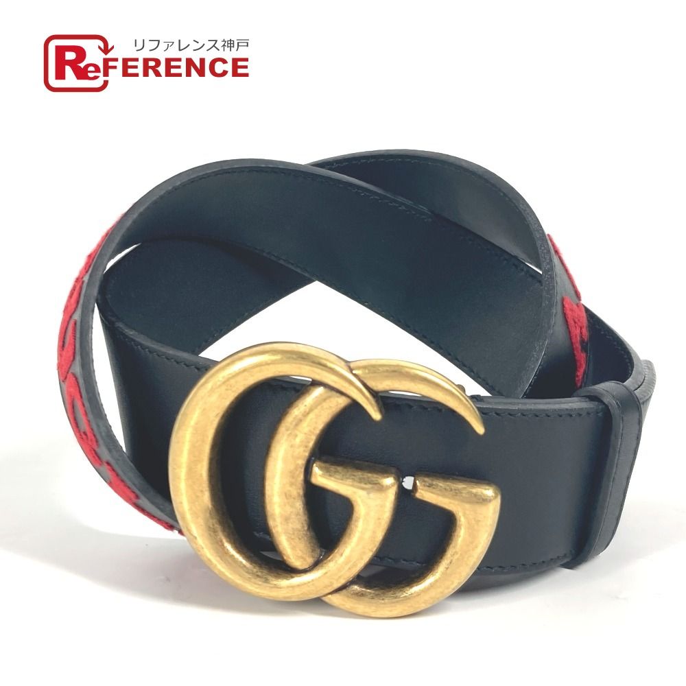 GUCCI グッチ ベルト GG ロゴ 400593 レザー - メルカリ