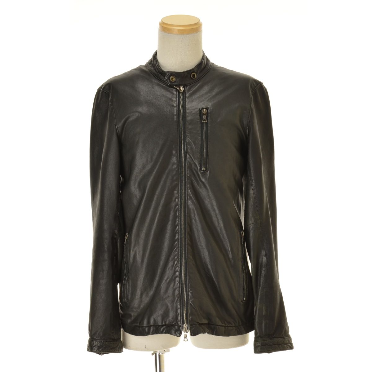 トゥモローランド ライダースジャケット ラムレザー 美品 シップス