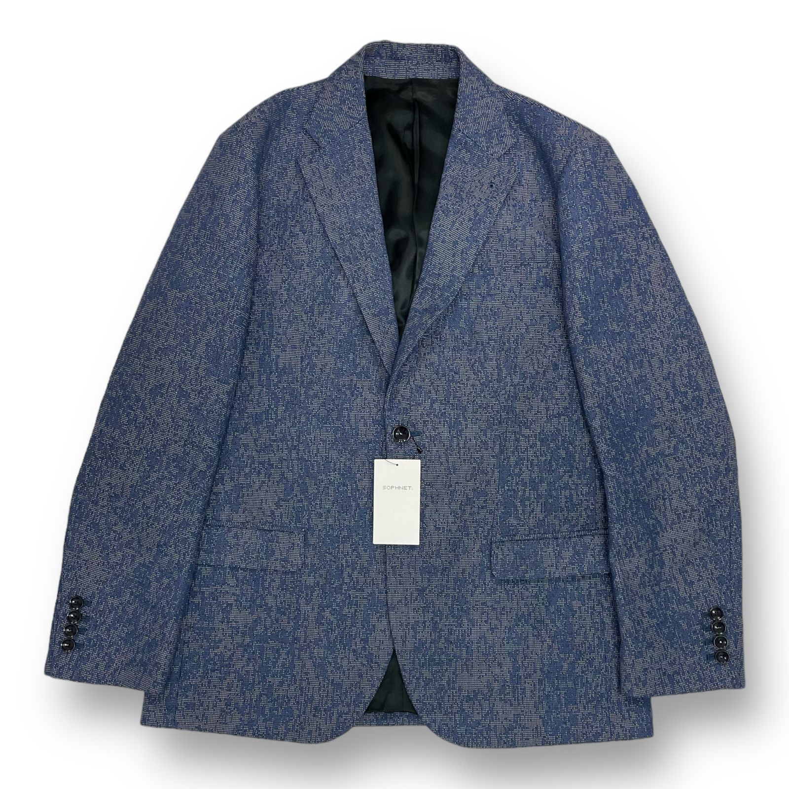 SOPHNET. 2BUTTON BLAZER SET UPネイビー数回着用の美品です