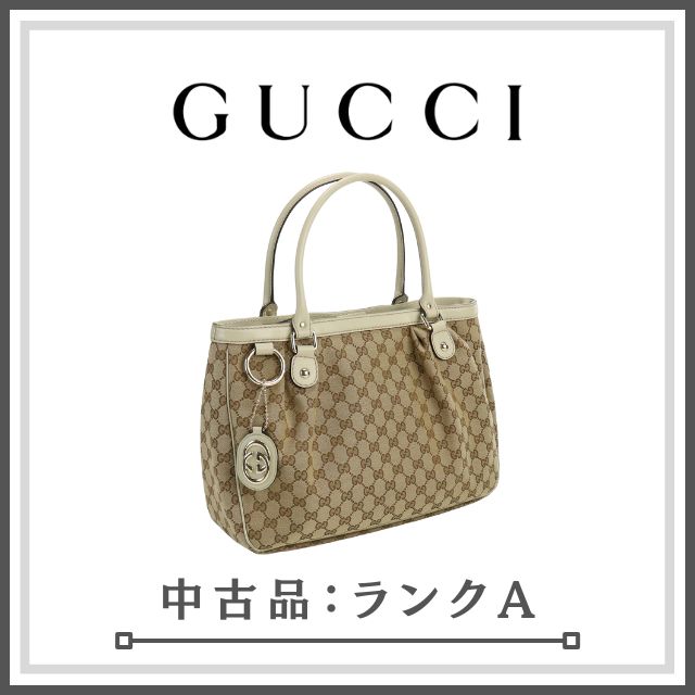 ランクA】GUCCI グッチ スーキートートバッグ GGキャンバス 296835