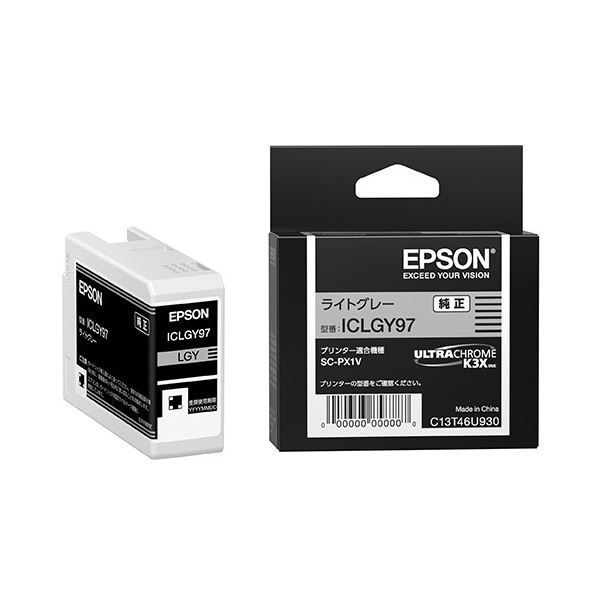 (まとめ) 【純正品】 EPSON(エプソン) ICLGY97 インクカートリッ