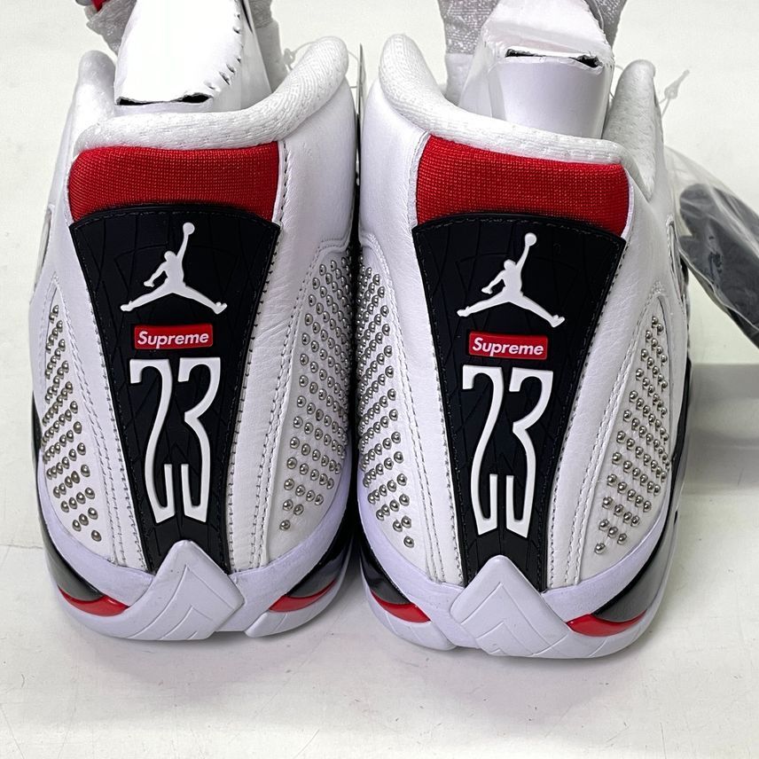 Air Jordan 14 ホワイト/レッド 27.5cm