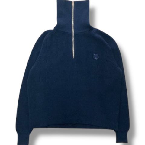 メゾンキツネ MAISON KITSUNE セーター ニット ハーフジップ