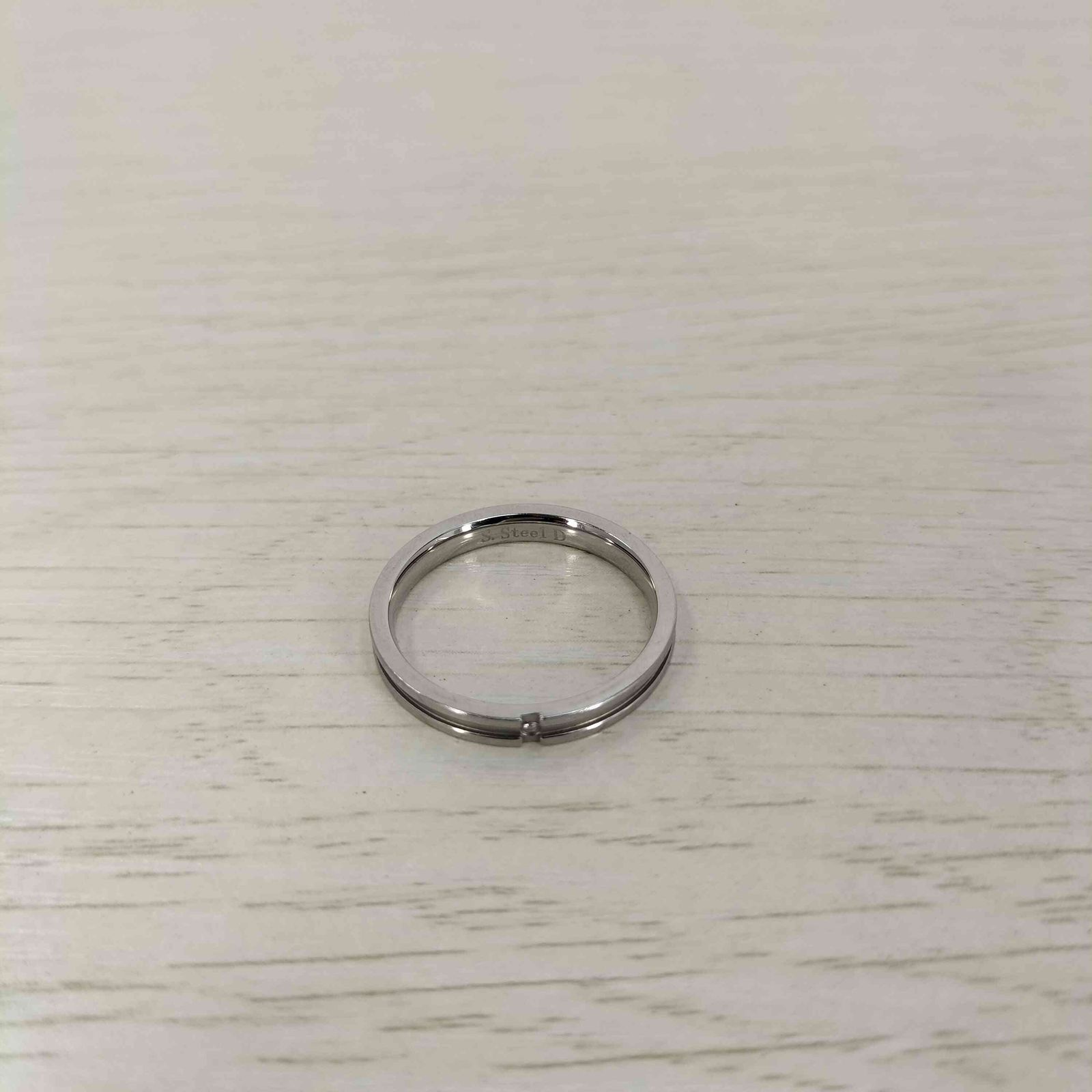 ユーズドフルギ USED古着 S.STEEL D刻印 クロス ストーン