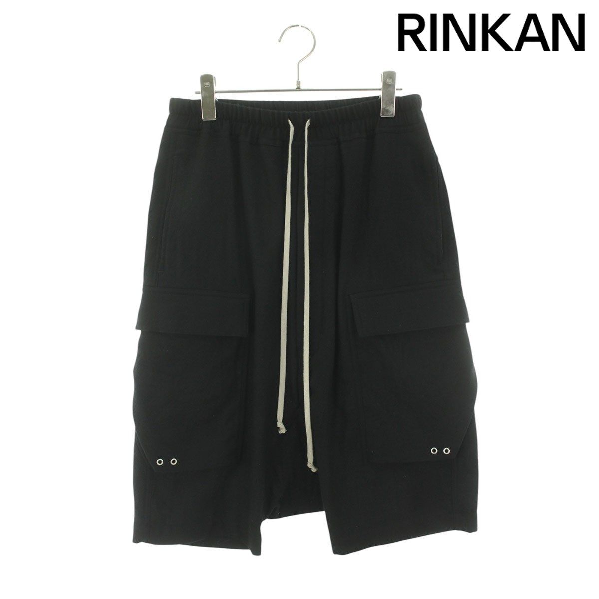 リックオウエンス 22AW RU02B2389-WT CARGO PODS カーゴポッズショートパンツ メンズ 46