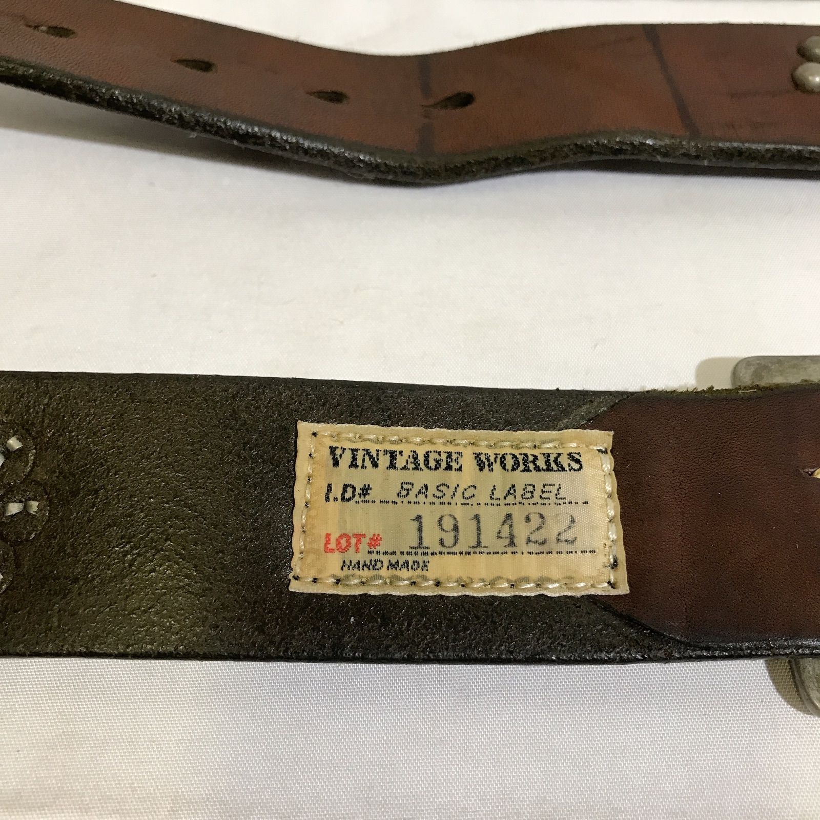 美品◎AVIREX アヴィレックス VINTAGE WORKS ベルト スタッズ 楽天市場】×ヴィンテージワークス／フラワースタッズベルト