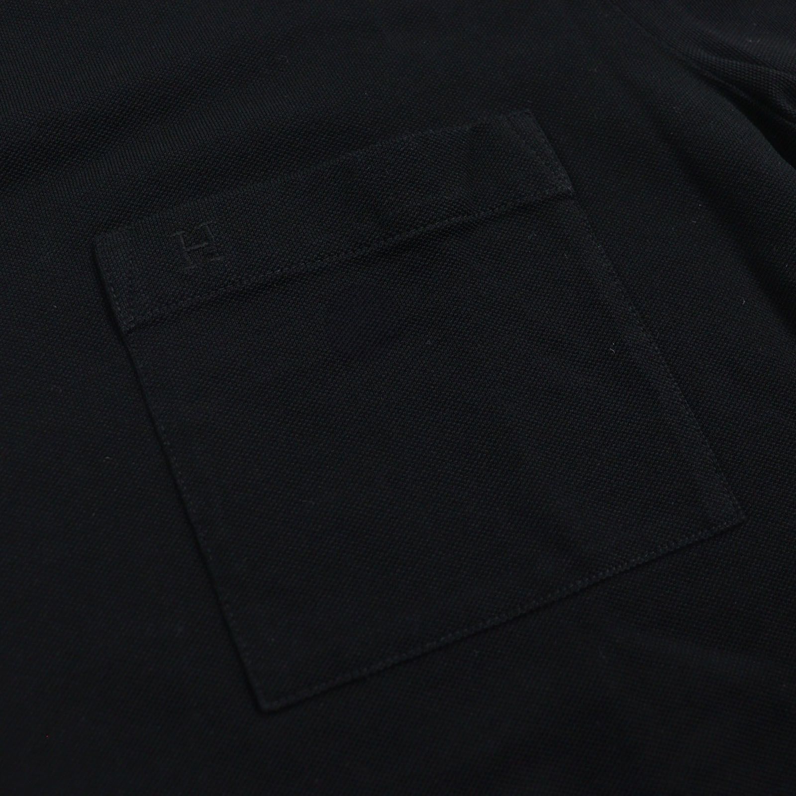 未使用品○HERMES エルメス 23SS コットン100% Hロゴ刺繍 ポケット付き  