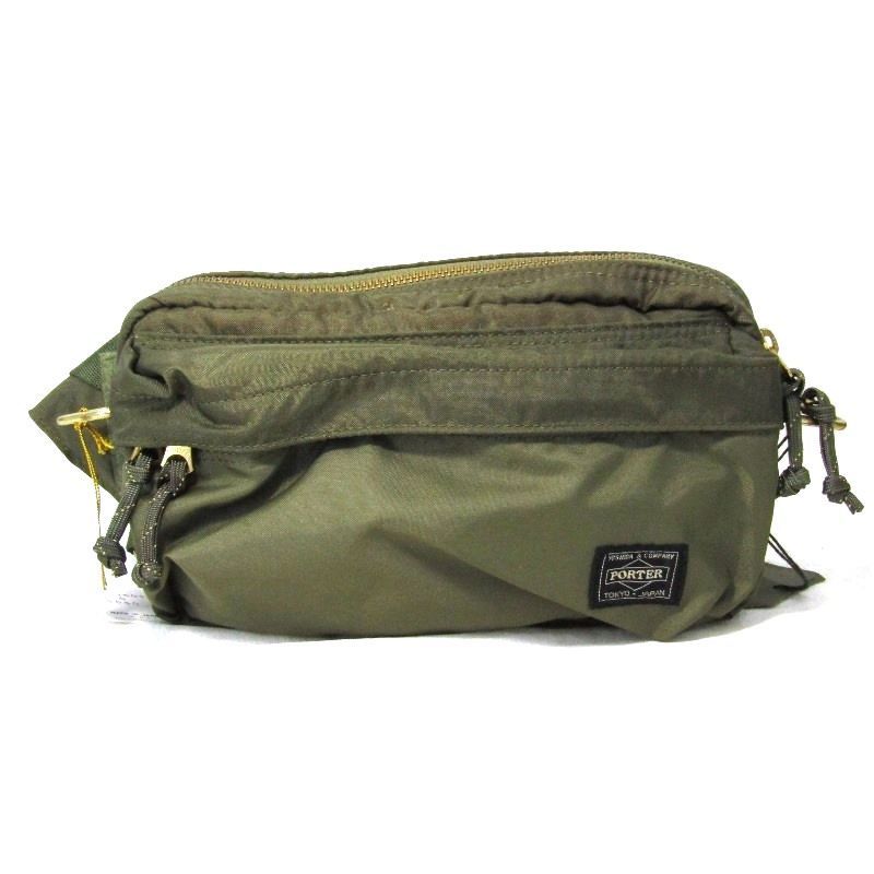 PORTER ポーター ウエストバッグ フォース 855-07501 FORCE 2WAY WAIST BAG ショルダーバッグ オリーブドラブ 24004021