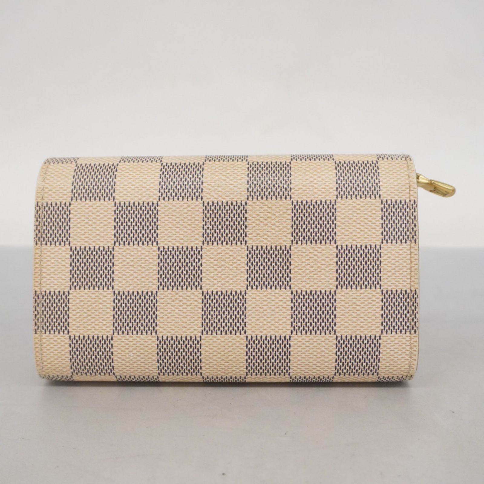 LOUIS VUITTON ヴィトン ダミエ トレゾール N61744 財布 白 LOUIS VUITTON ヴィトン ダミエ トレゾール N61744 財布 白
