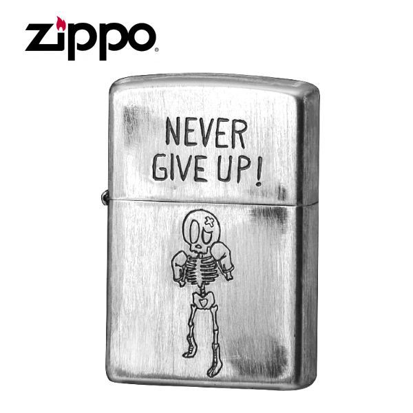 あすつく】 ZIPPO ユーズドフィニッシュ シルバー NO WAR ジッポー