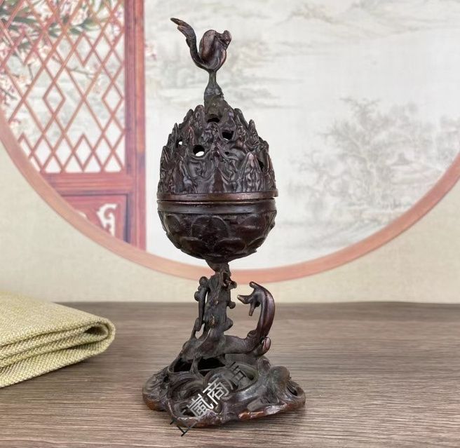 鳳凰 置件 朱雀 置物 金属 工芸品 銅器 装飾品 美術品 51ZlYAEyJeL.jpg_BO30,255,255,