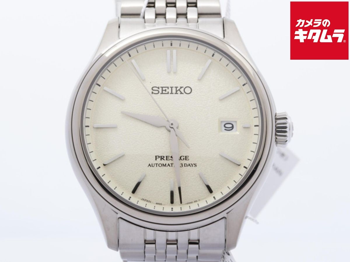 セイコー プレザージュ アイボリー ホワイト系 SARX121|6R55-00H0 ステンレススティール