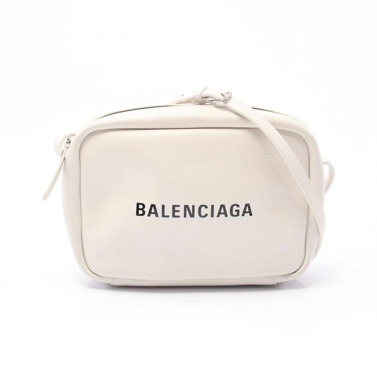 バレンシアガ BALENCIAGA ショルダーバッグ エブリデイ カメラバッグ S 489812 ホワイト レザー エブリディ カメラバッグ レディース Used B