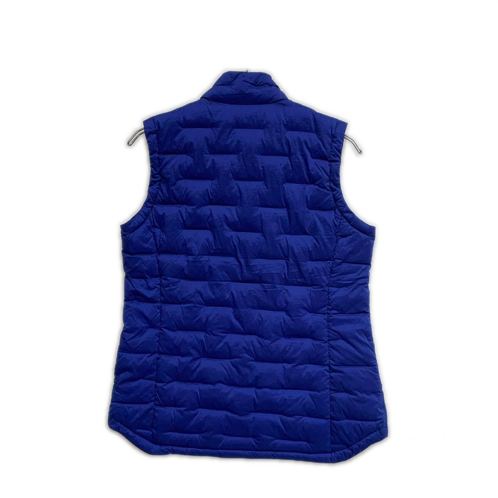 レディース デサントゴルフ DESCENTE GOLF ベスト L 青 ブルー フルジップ 中綿