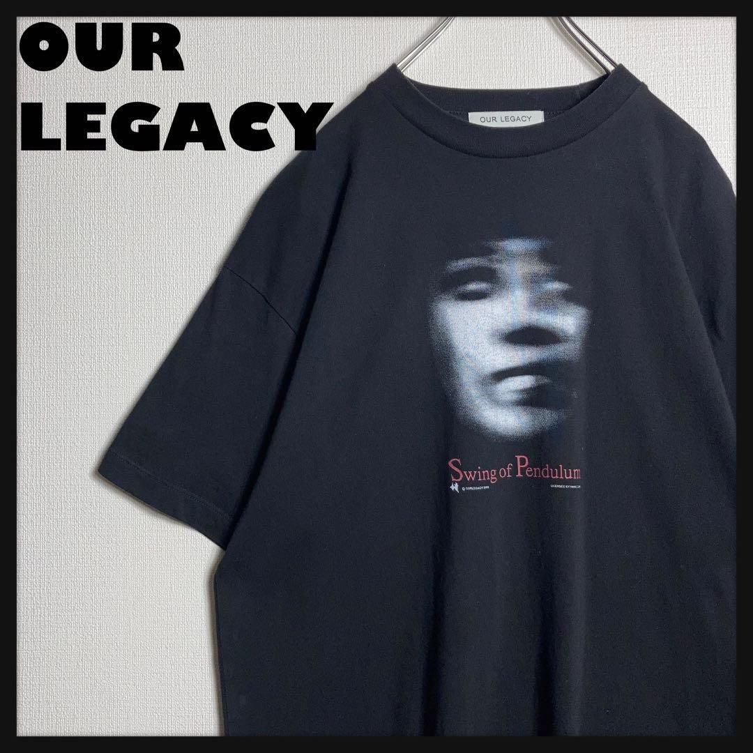 OUR LEGACY Tシャツ 半袖 ロゴ プリント コットン 46 - メルカリ 