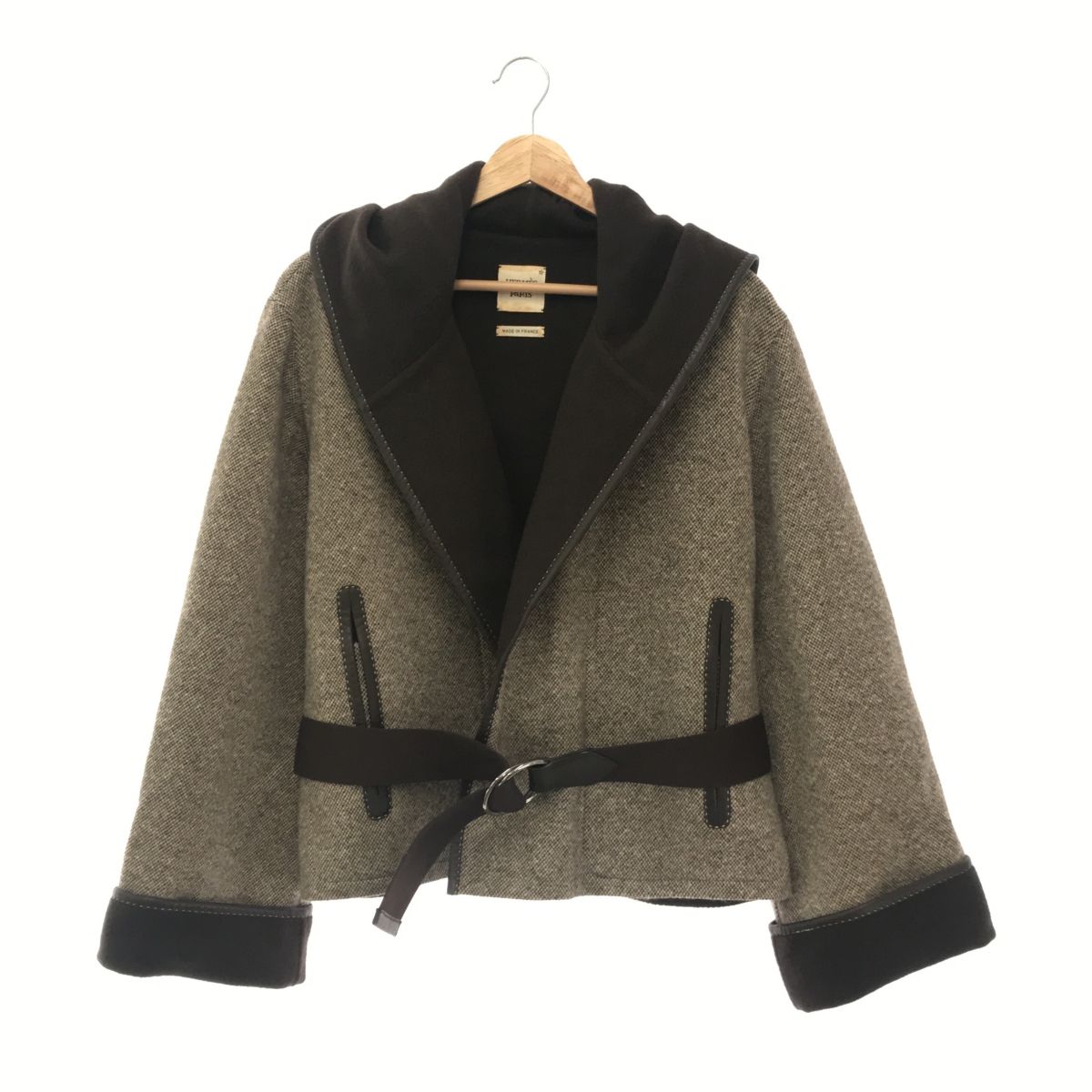 エルメス HERMES アウター 40 サイズ カシミヤ 羊革 コート ジャケット 