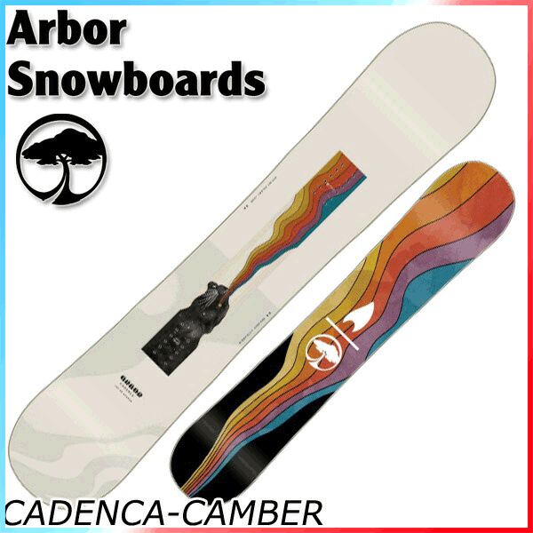 24-25 ARBOR / アーバー CADENCE CAMBER ケイデンス レディース スノーボード 板 2025
