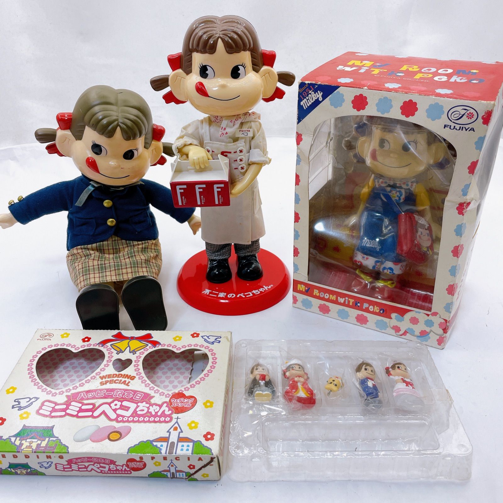 ペコちゃん・ソフビ・フィギア♥不二家 おおっ