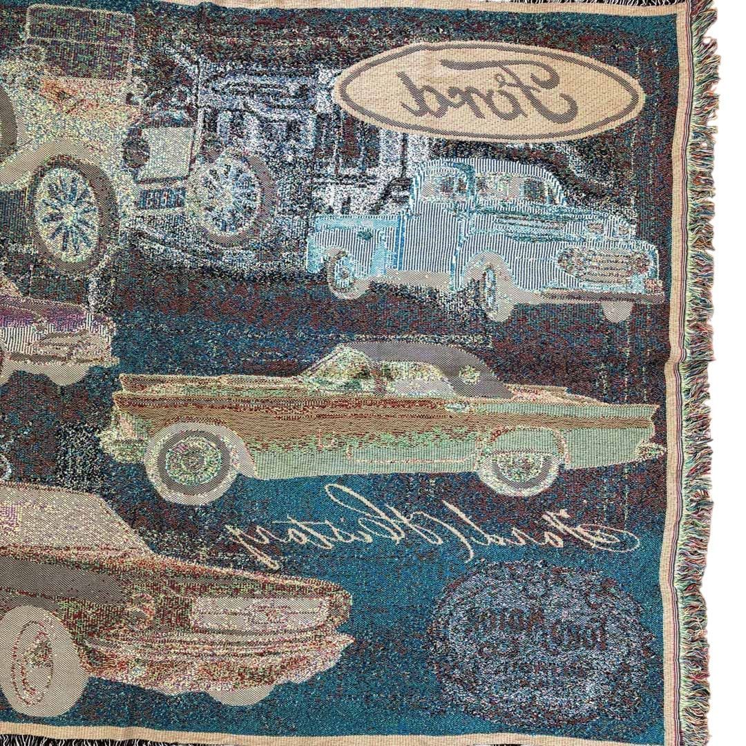 vintageラグ カーペット フォード 企業ロゴ レトロカー 1960 vintageラグ カーペット フォード 企業ロゴ レトロカー 1960 - メルカリ