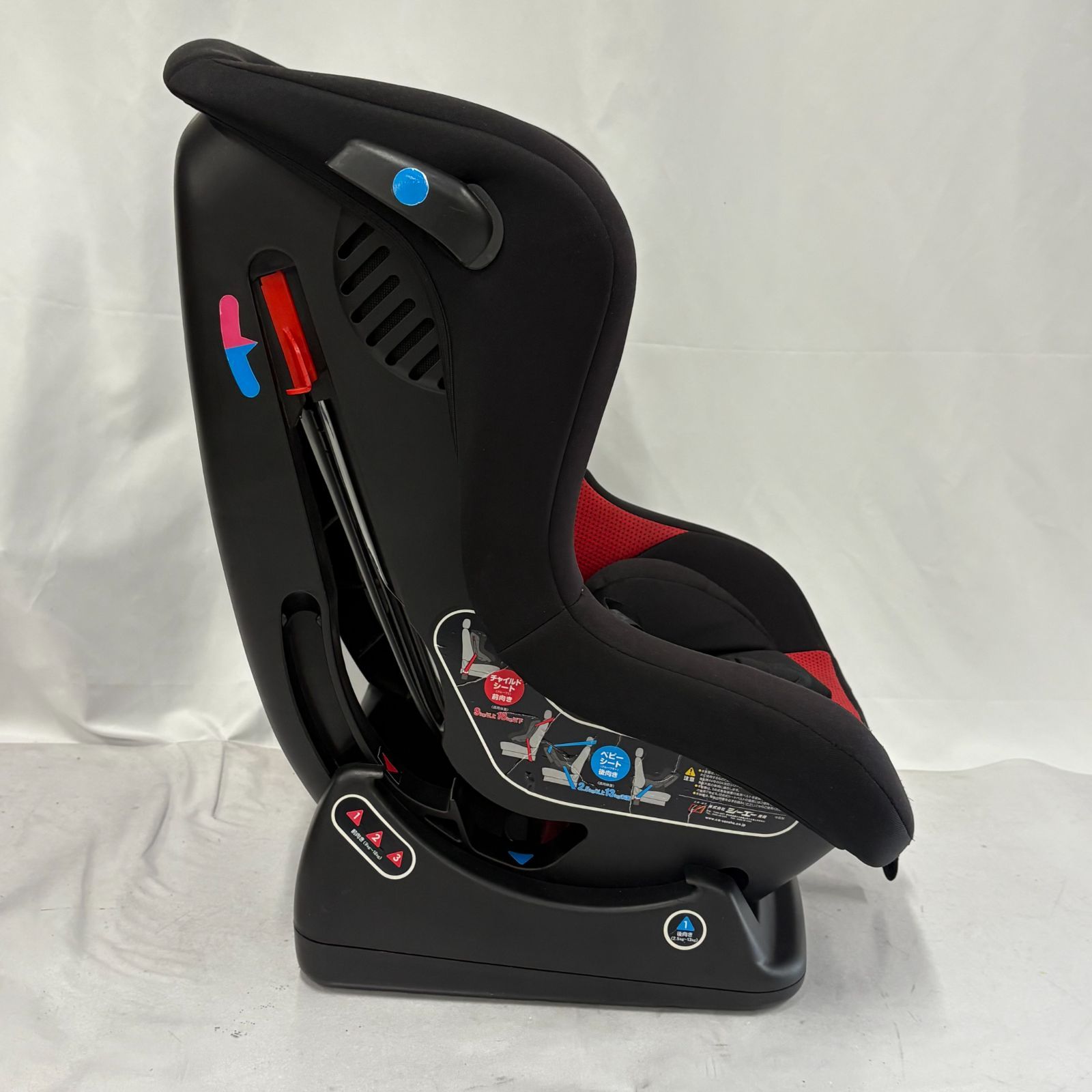 美品 マムズキャリーMC レジェ チャイルドシート LB−363 レッド