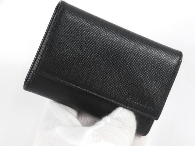 BD11 プラダ 美品 サフィアーノ 6連キーケース ゴールド金具 PRADA
