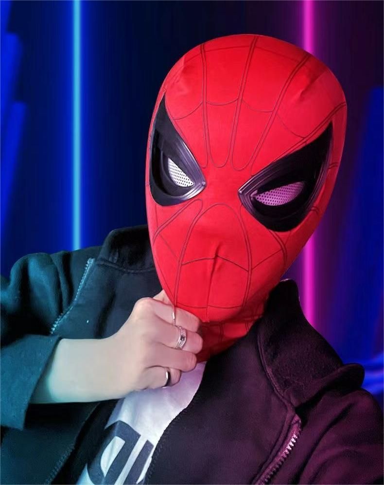 【Spider-Man Mask！可動式目！】スパイダーマン マスク コスチューム 子供用 大人用 コスプレ ハロウィン Holloween 仮装 コスチューム 衣装 ヒーロー アメコミ  cosplay ハロウィン ギフトボックス付き 8801