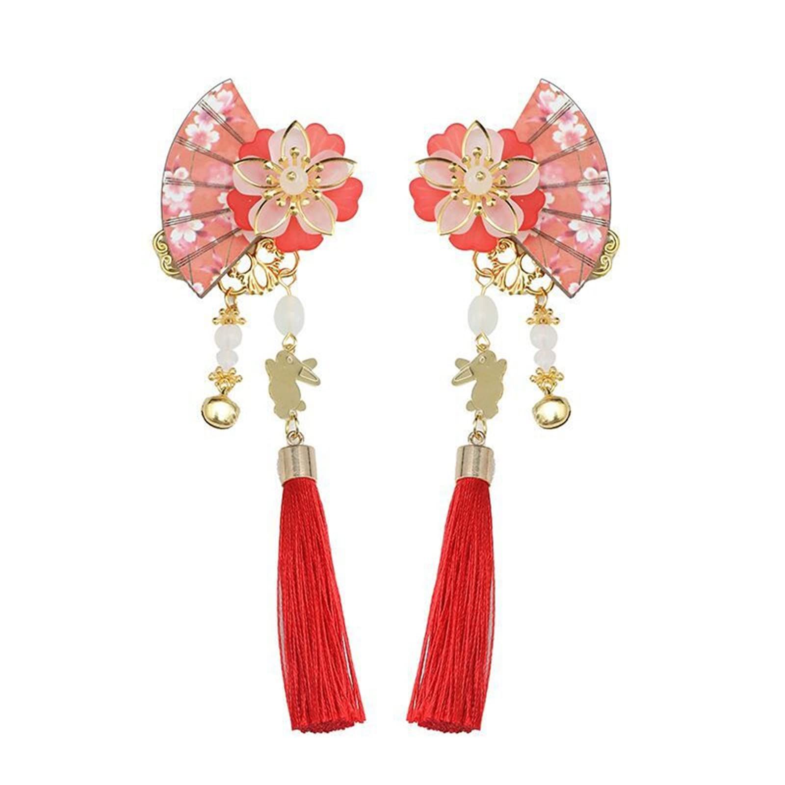 no.93 ハンドメイド　クリスマスカラーの華やかヘアアクセサリー✩.*˚ no.93 ハンドメイド クリスマスカラーの華やかヘアアクセサリー