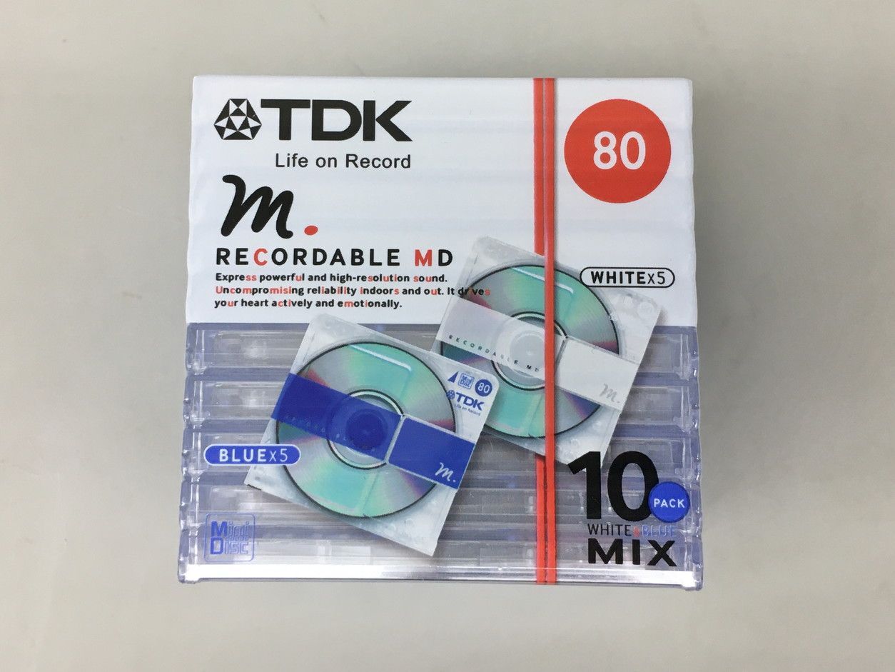 ソニー sony ミニディスク MDW80T 30枚セット SONY MDW80T ディスク種類(MD): MD 30個セット