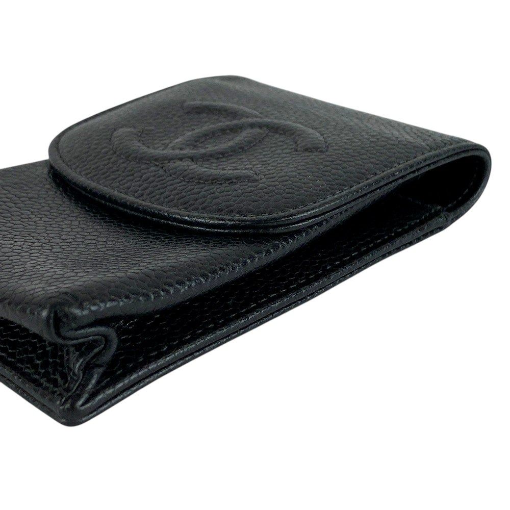 □美品□ シャネル シガレットケース 煙草 タバコ キャビア スキン  