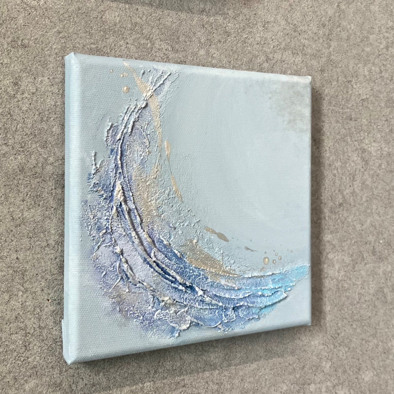 ティーンエイジ - 抽象画 18×18㎝ 【S0】 原画1点のみ