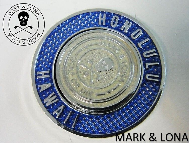 MARK-LONA マーク＆ロナ Aina Ball Marker アイナボールマーカー MLS-0B-SZ80HWJ ネイビー紺 本物保証 HAWAII ハワイ店