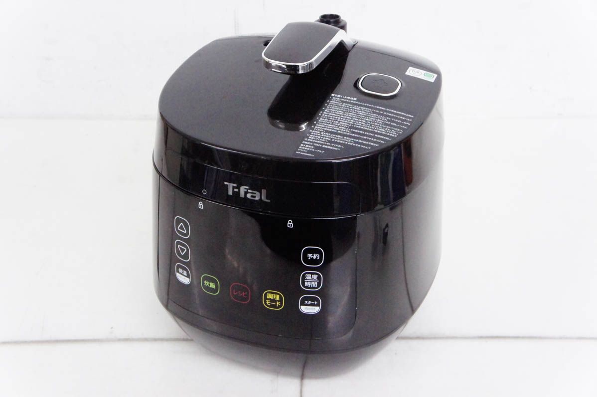 中古】T-falティファール 電気圧力鍋 ラクラ・クッカー コンパクト
