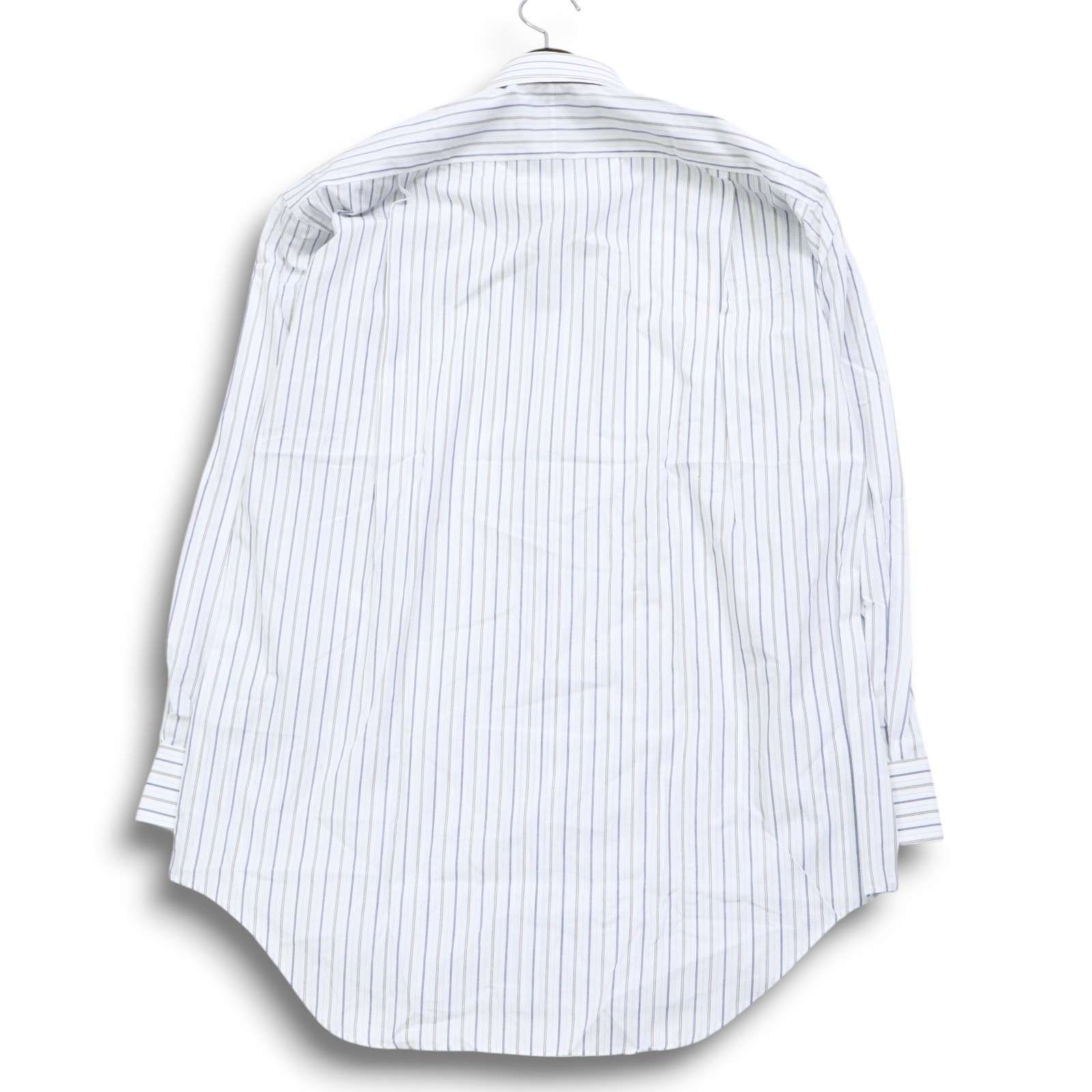 BALMAIN バルマン 長袖シャツ39 バルマン BALMAIN 長袖 シャツ ダメージ加工 スナップボタンダウン