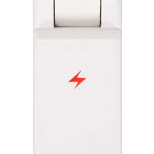 20個セット YAZAWA 雷ガード付 小コーナータップ 4個口 ホワイト Y02CMK400WHX20